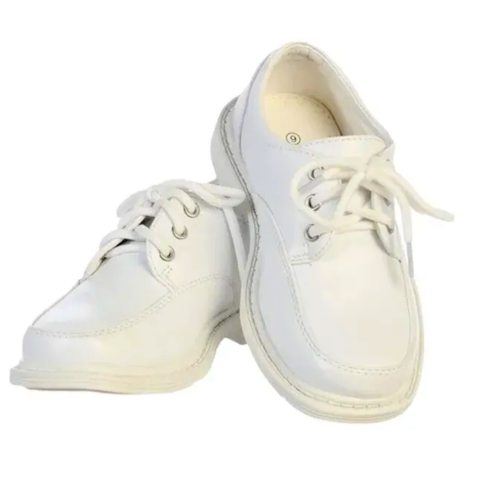 BN Lito Little Boys White Lace
Up David Matte Special Occasion Dress Shoes Sz 5